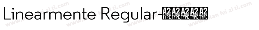 Linearmente Regular字体转换